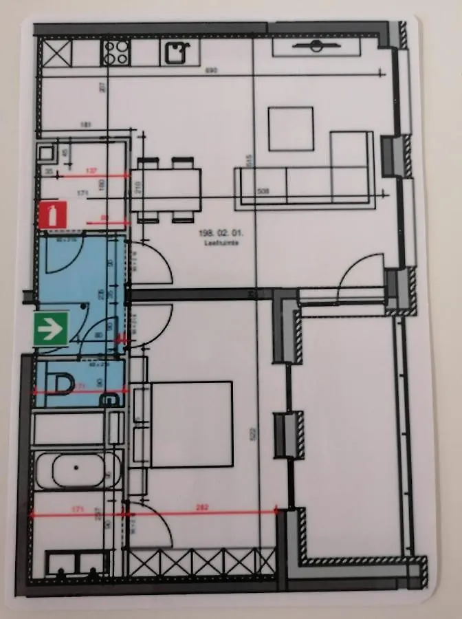 Bartine - Modern And Spacious Flat Near The Sea, Free Parking Space Ostende 0*,  Belgique
